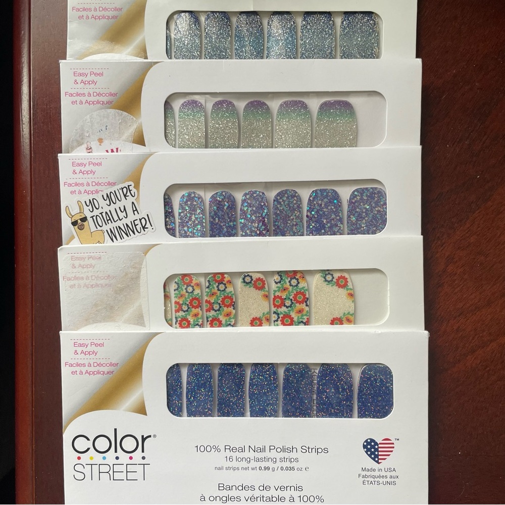 Color Street Nail Polish Strips Set